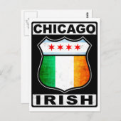 Chicago Irish American Briefkaart (Voorkant / Achterkant)