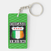 Chicago Irish American Keyring Sleutelhanger (achterkant)