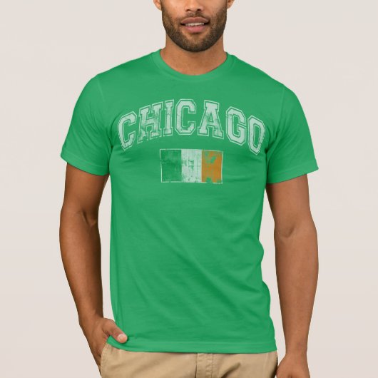 Chicago Irish Flag T-shirt (Voorkant)