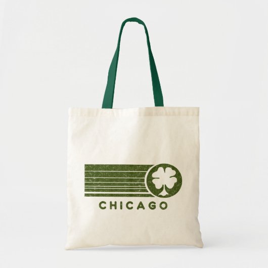 Chicago Irish Four Leaf Clover Canvas tas (Voorkant)