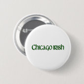Chicago Irish Ronde Button 5,7 Cm (Voorkant /achterkant)