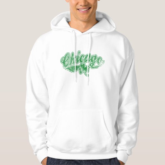 Chicago Irish Shamrock Hoodie (Voorkant)