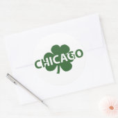 Chicago Irish Shamrock Sticker (Envelop)