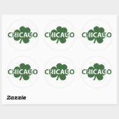 Chicago Irish Shamrock Sticker (Vel)