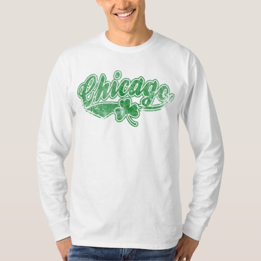 Chicago Irish Shamrock T-shirt (Voorkant)