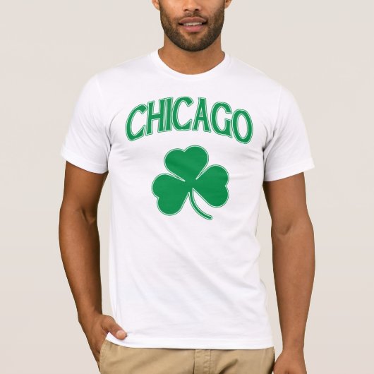 Chicago Irish Shamrock T-shirt (Voorkant)