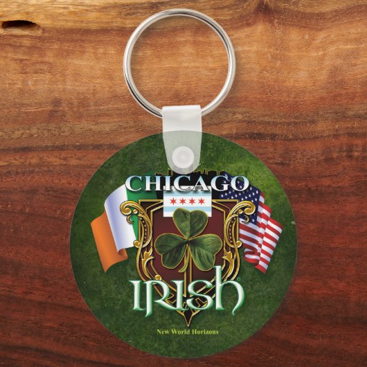 Chicago Irish Sleutelhanger (Voorkant)