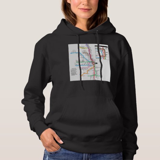 Chicago is geweldig hoodie (Voorkant)