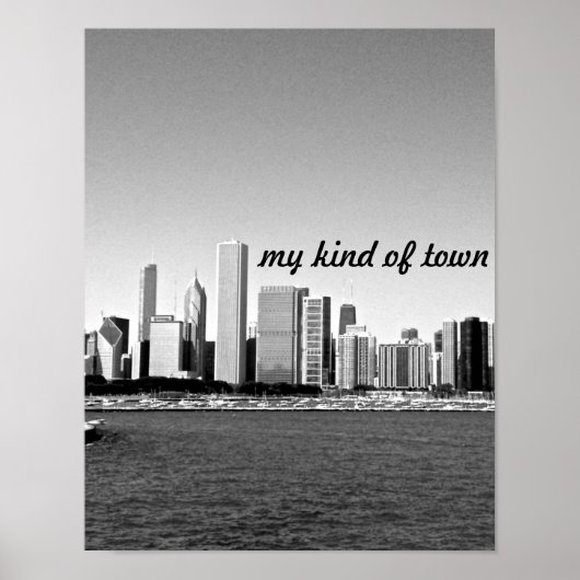 chicago is mijn soort stad poster (Voorkant)