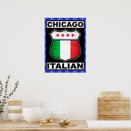 Chicago - Italiaans Poster print (Keuken)