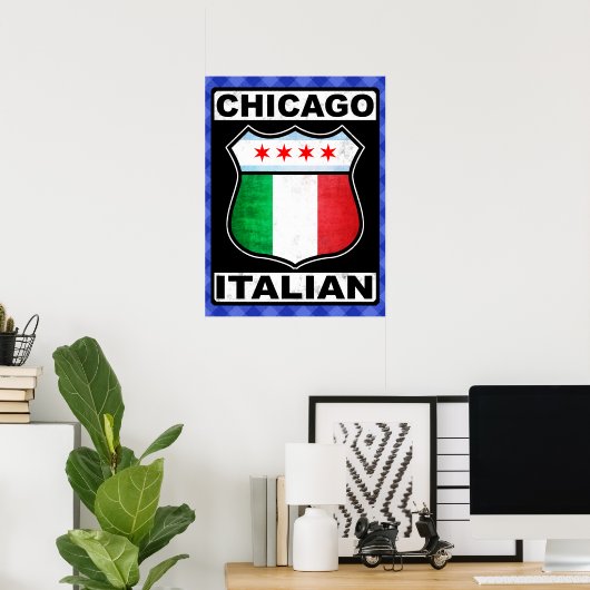 Chicago - Italiaans Poster print (Thuiskantoor)