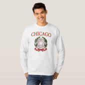 Chicago Italy Crest t shirt (Voorkant volledig)
