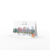Chicago Jackson Park Personalized Note Kaart