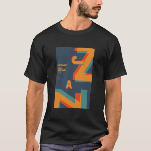 Chicago Jazz Festival  T-shirt (Voorkant)