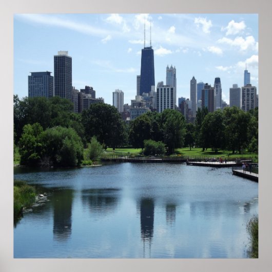 Chicago John Hancock Center Poster (Voorkant)