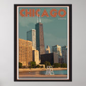 Chicago - John Hancock Center Poster (Voorkant)