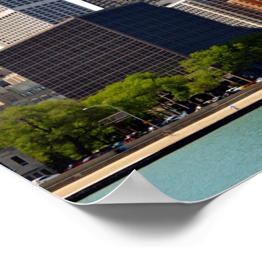 Chicago John Hancock Poster (Hoek)