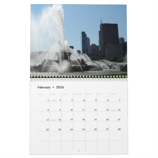 Chicago Kalender (Feb 2026)