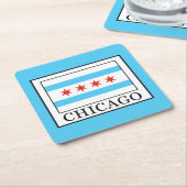 Chicago Kartonnen Onderzetters (Schuin)