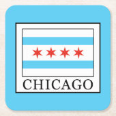Chicago Kartonnen Onderzetters (Voorkant)