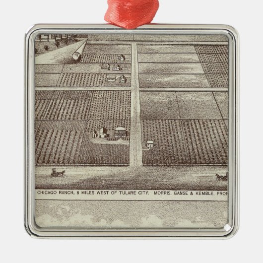 Chicago, Kay ranches Metalen Ornament (Voorkant)