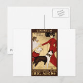 Chicago Kennel Club's Dog Show, Adverteren Poster Briefkaart (Voorkant / Achterkant)