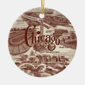 Chicago Keramisch Ornament (Voorkant)