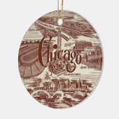 Chicago Keramisch Ornament (Links)