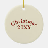 Chicago Keramisch Ornament (Achterkant)