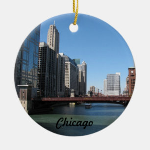 Chicago Keramisch Ornament