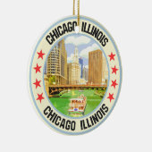 Chicago Keramisch Ornament (Rechts)
