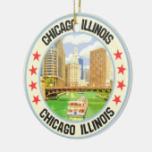 Chicago Keramisch Ornament (Links)