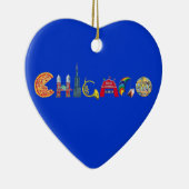 Chicago Keramisch Ornament (Rechts)