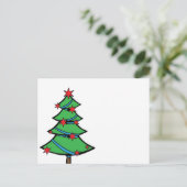 Chicago Kerstkaart Feestdagenkaart (Staand voorkant)