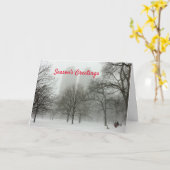 Chicago kerstkaartje Seizoensfeest Greetings Holid Kaart (Gele Bloem)