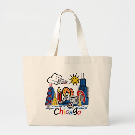 Chicago-KINDER-[Converted] Grote Tote Bag (Voorkant)