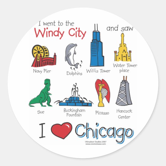 Chicago—kinder-Icons-NIEUW-[Co Ronde Sticker (Voorkant)
