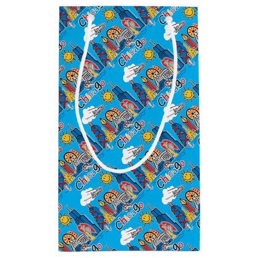 Chicago Kinder Skyline Klein Cadeauzakje (Achterkant)