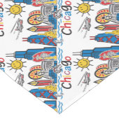 Chicago Kinder Skyline Korte Tafelloper (Hoek)