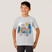 Chicago Kinder Skyline T-shirt (Voorkant volledig)