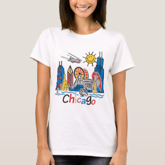 Chicago Kinder Skyline T-shirt