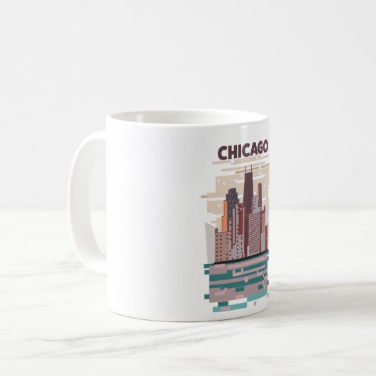 Chicago Koffiemok (Voorkant links)