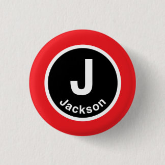 Chicago L Jackson Red Line Ronde Button 3,2 Cm