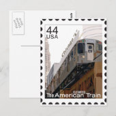 Chicago L Stamp Briefkaart (Voorkant / Achterkant)