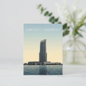 Chicago Lakefront: Moderne Toren Briefkaart (Staand voorkant)