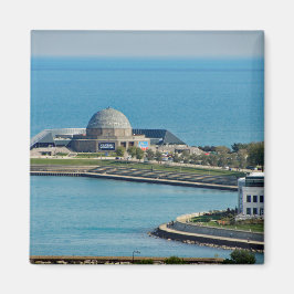 Chicago Lakefront Planetarium Foto Magneet