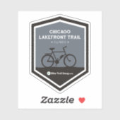 Chicago Lakefront Trail Sticker (Vel)
