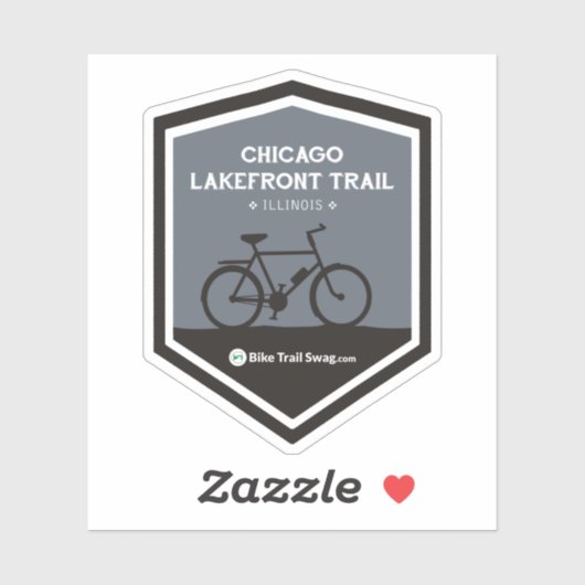 Chicago Lakefront Trail Sticker (Vel)