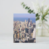 Chicago landschap briefkaart (Staand voorkant)