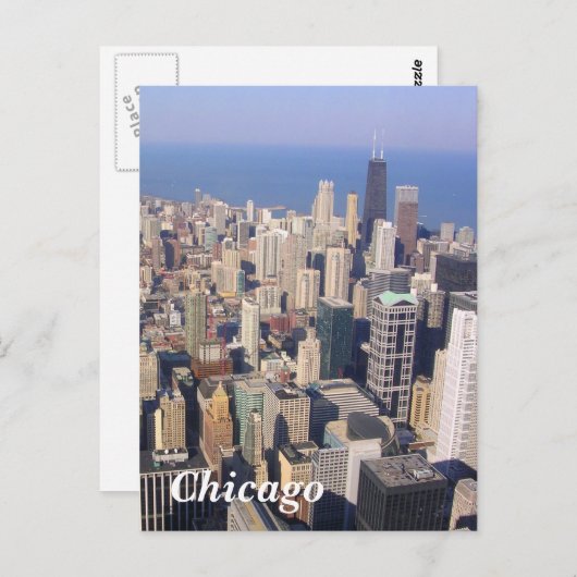 Chicago landschap briefkaart (Voorkant / Achterkant)